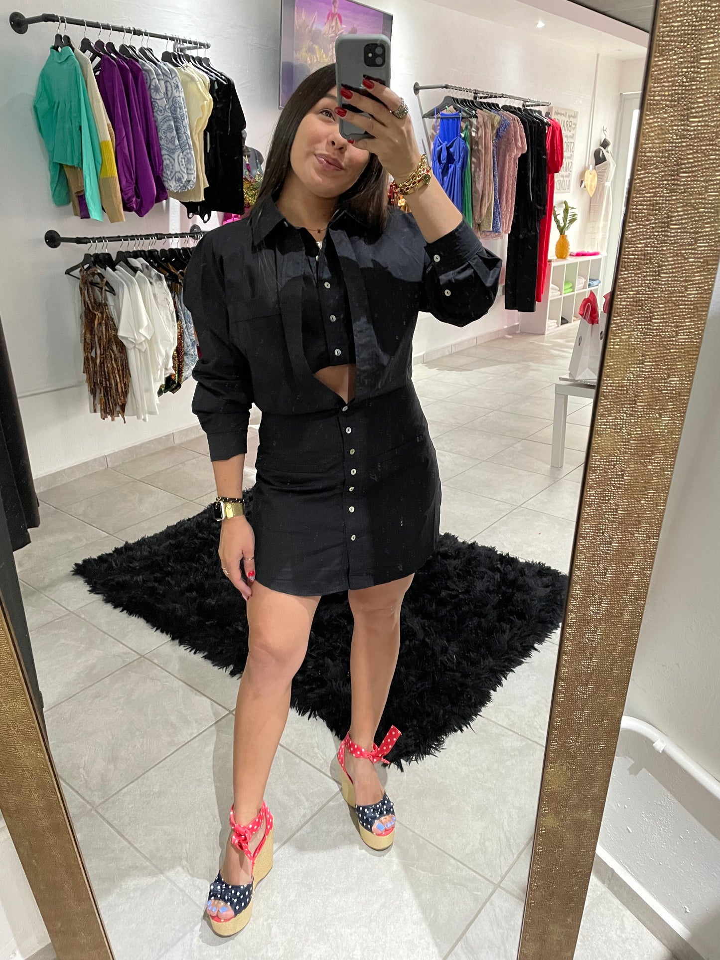 Descontructed Shirt Dress