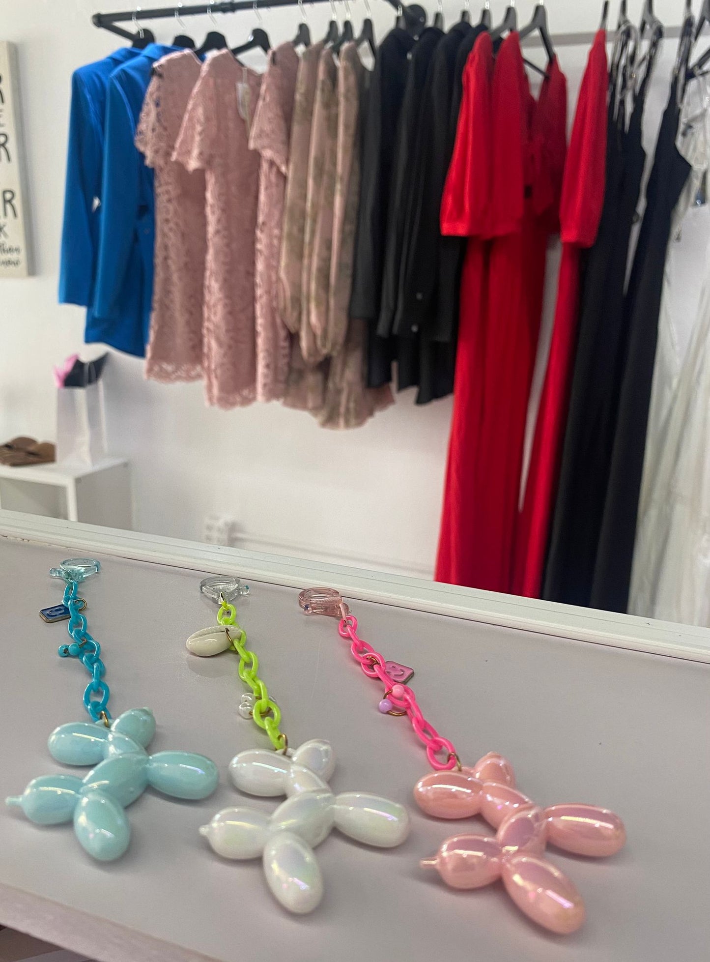 PRETTY DOG KEYCHAINS