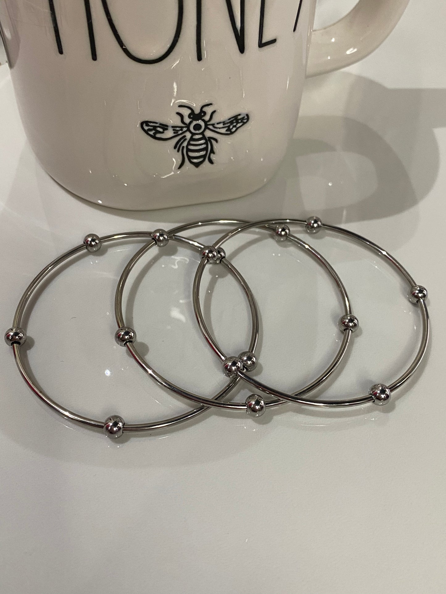 Single Silver Bangle