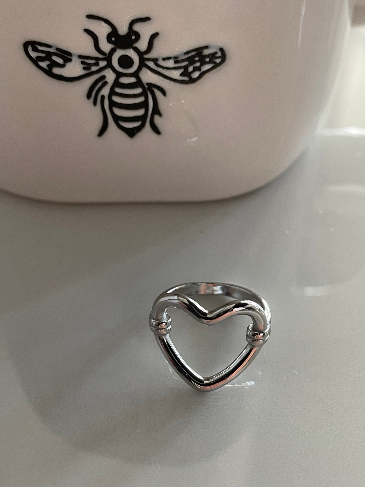 Heartless Ring Silver