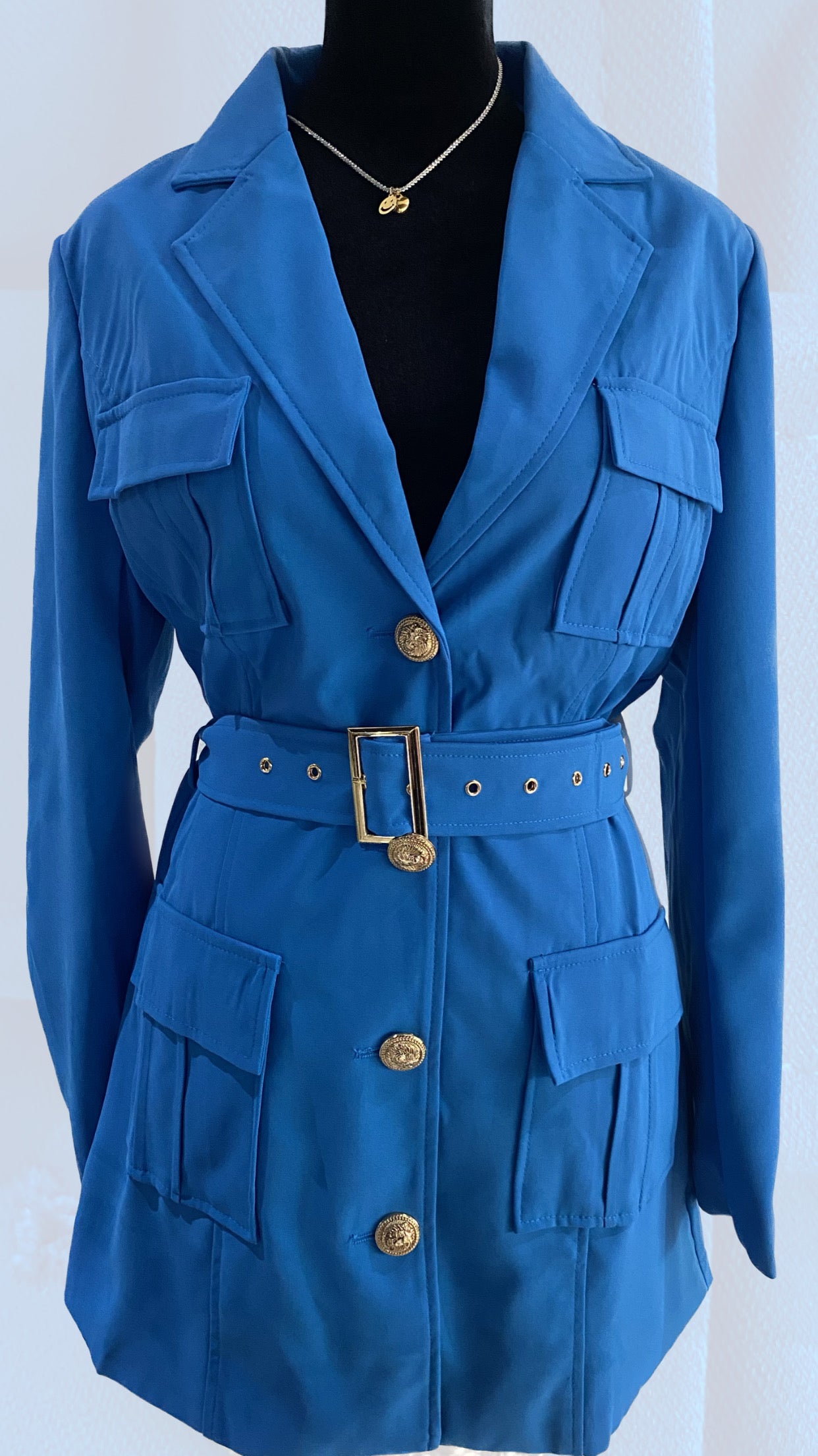 Empowering Blue Romper