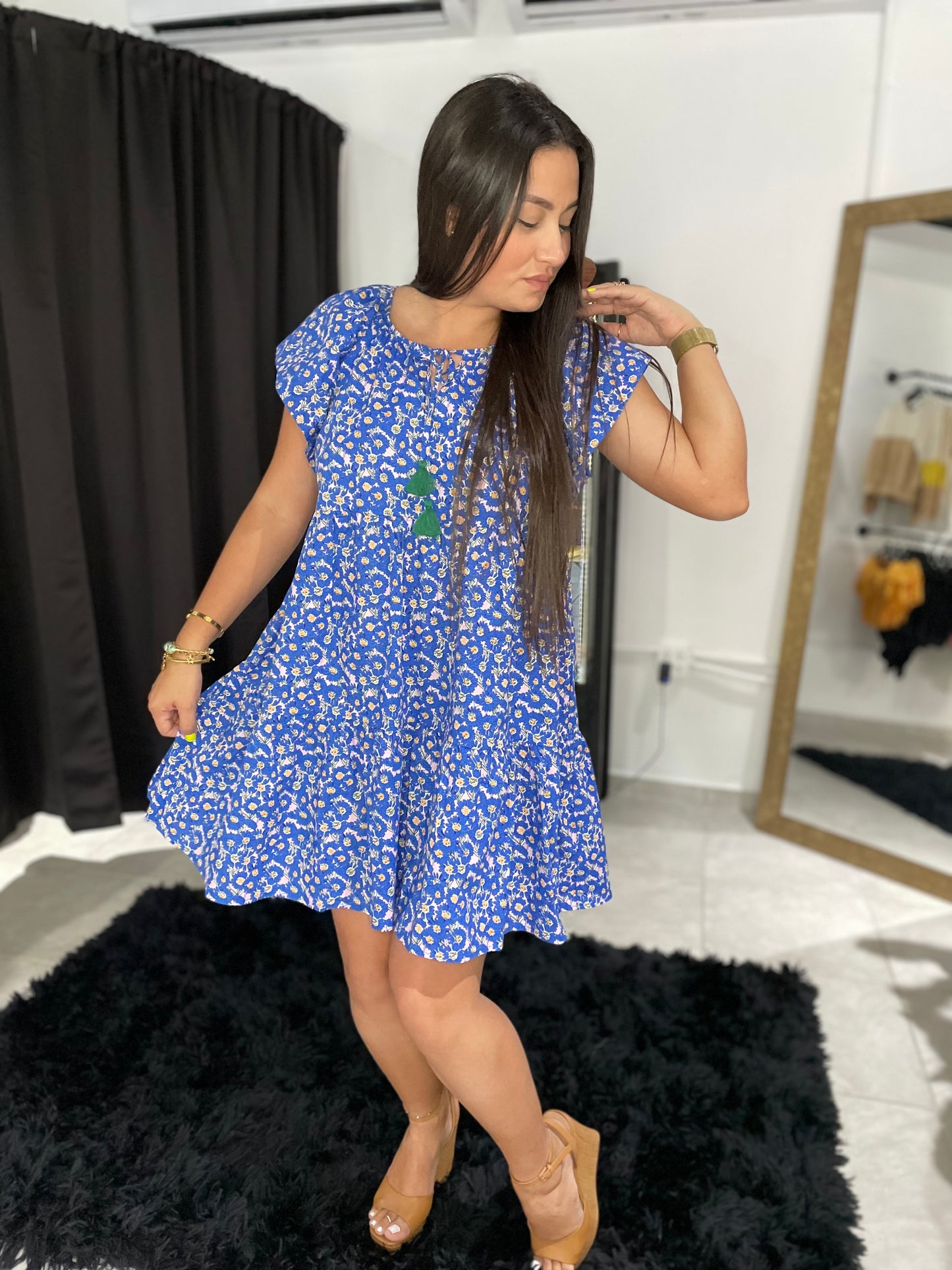 Royal BL Short Dress