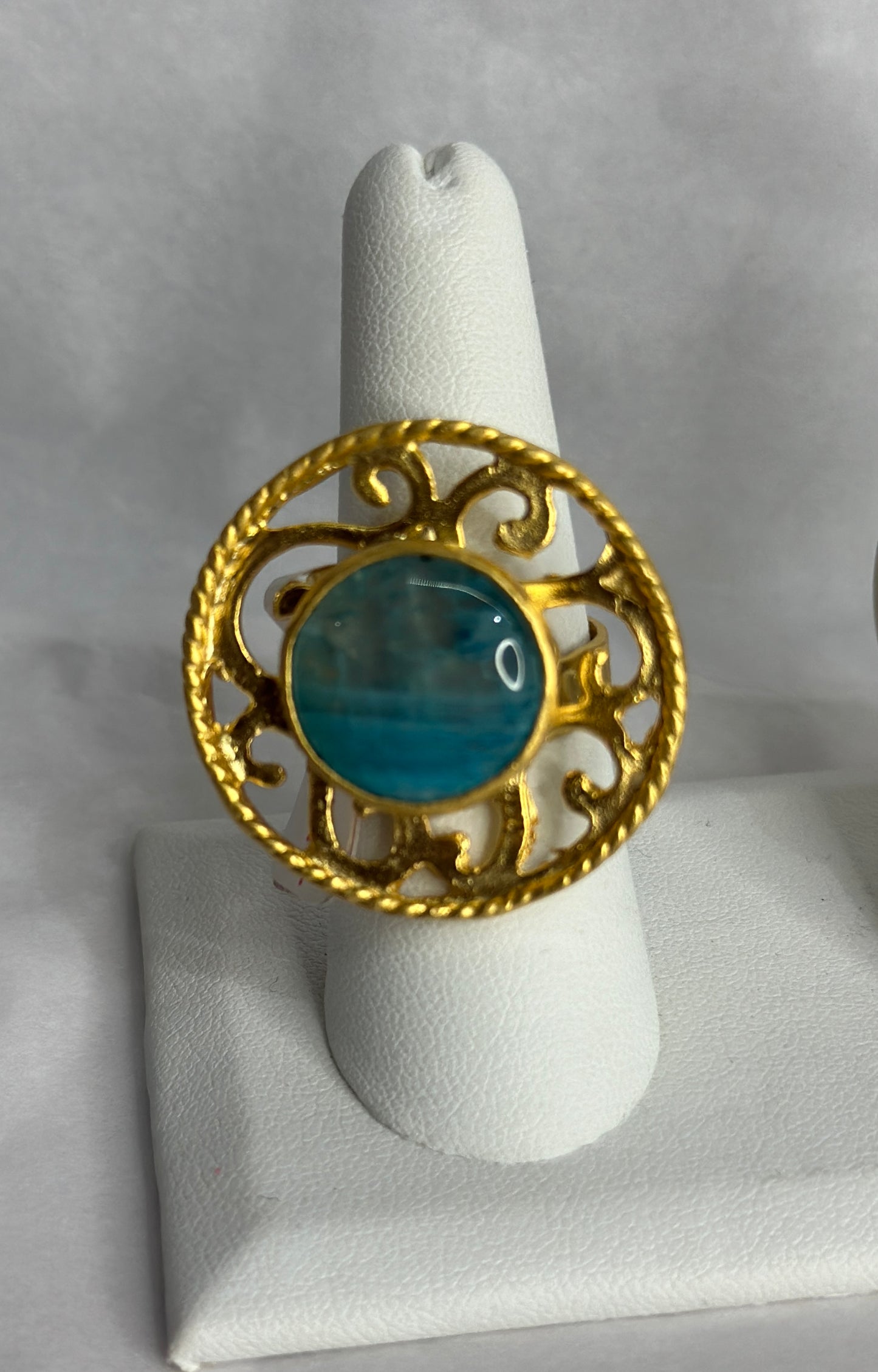 Beauty Blue Stone Ring