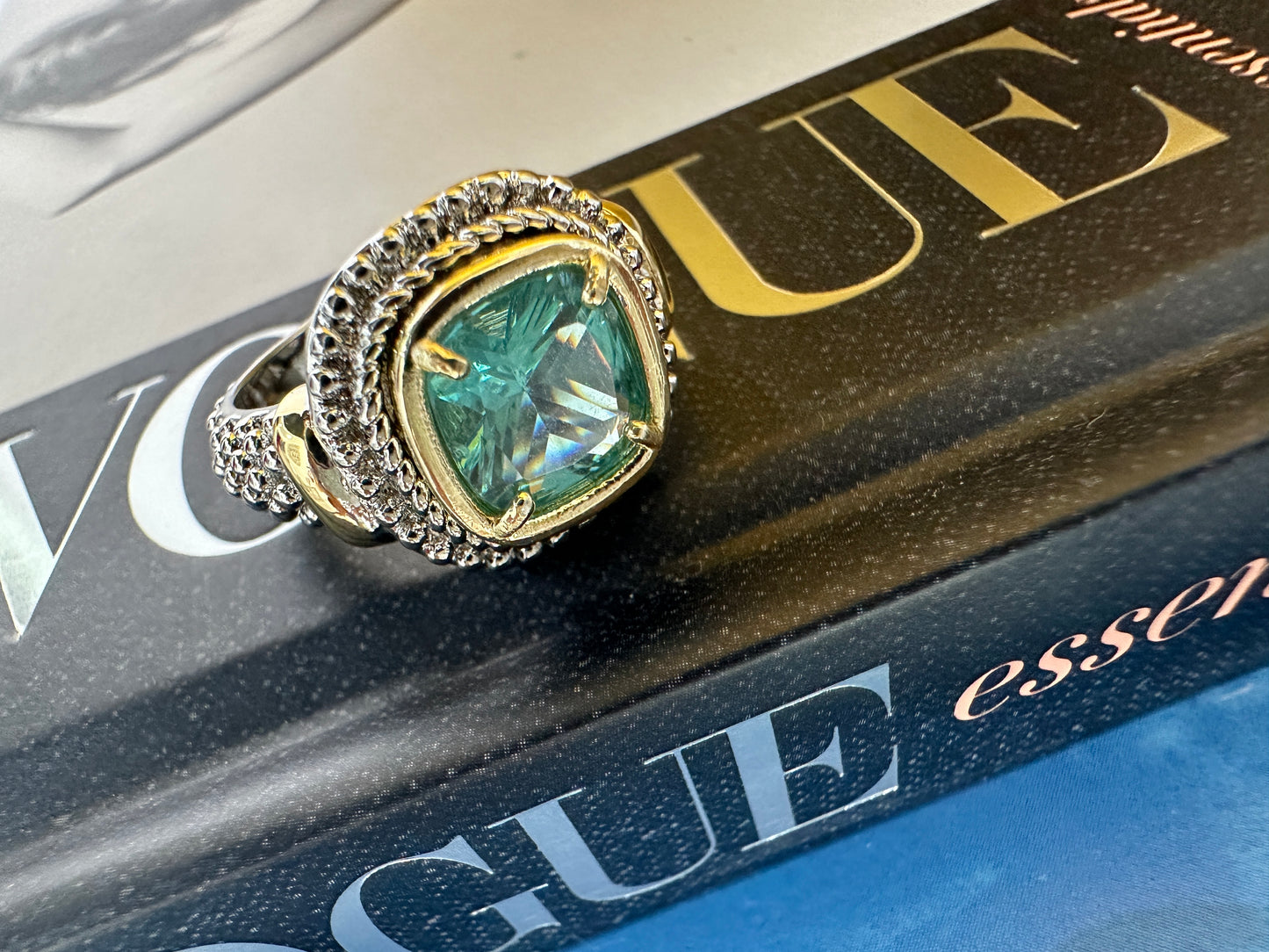 Green Stone Ring