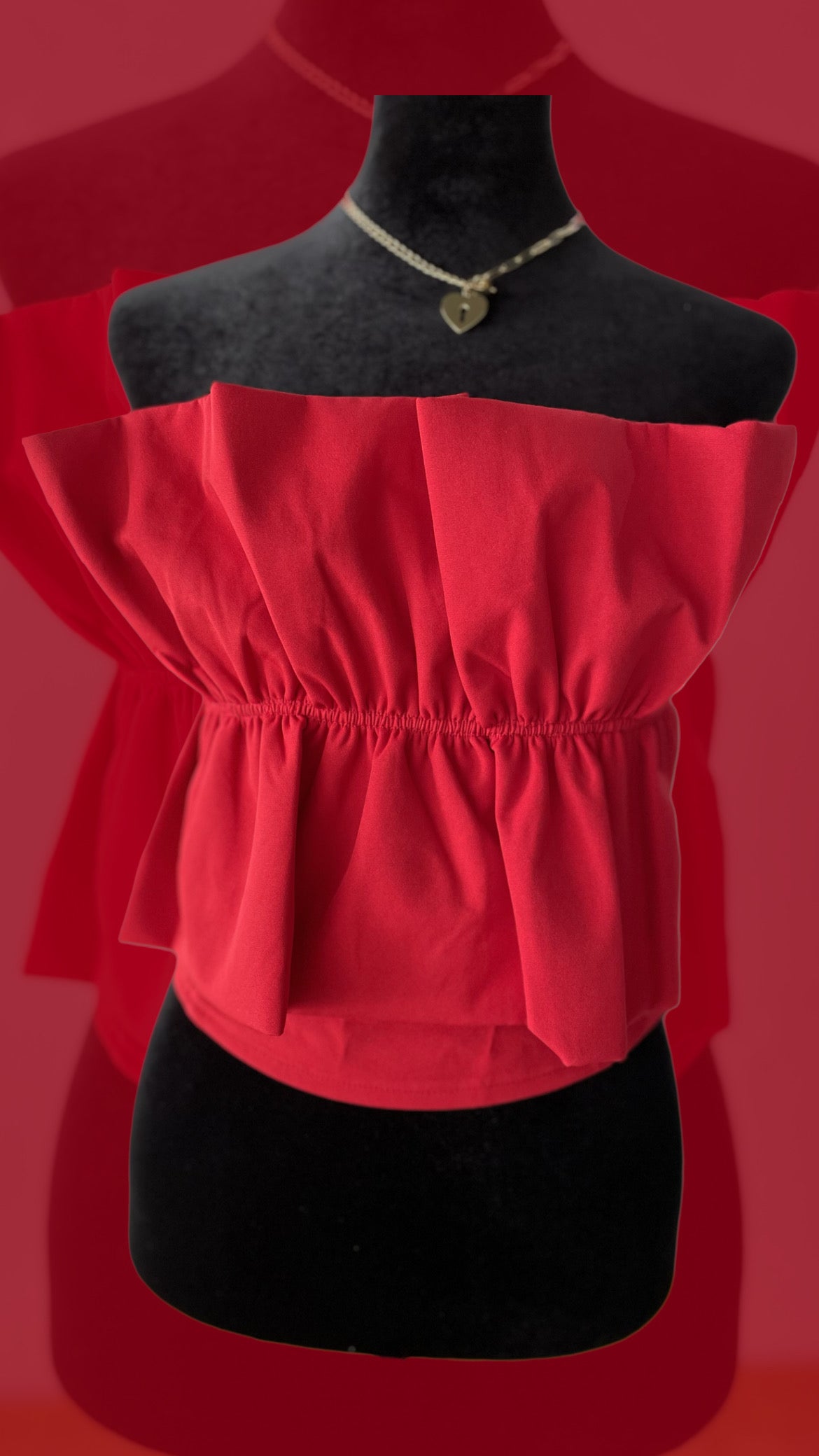 Memorable Red Tube Top