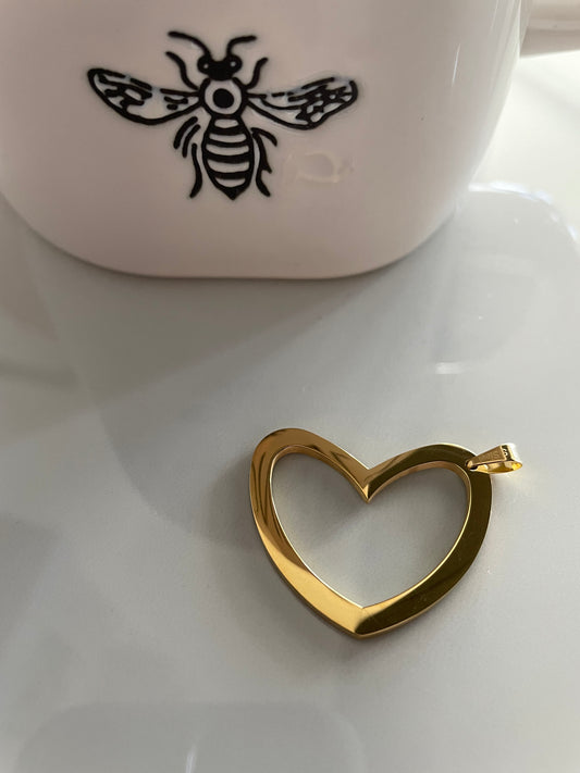 Gold Heart Pendant