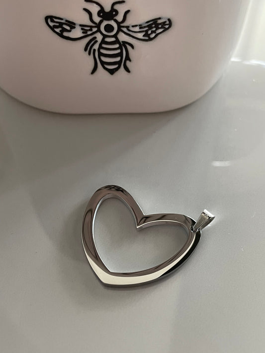 Heart Pendant Silver