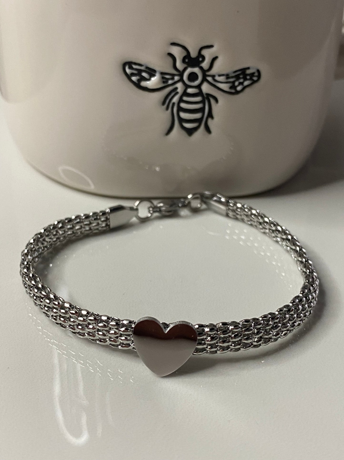 Heart Silver Bracelet