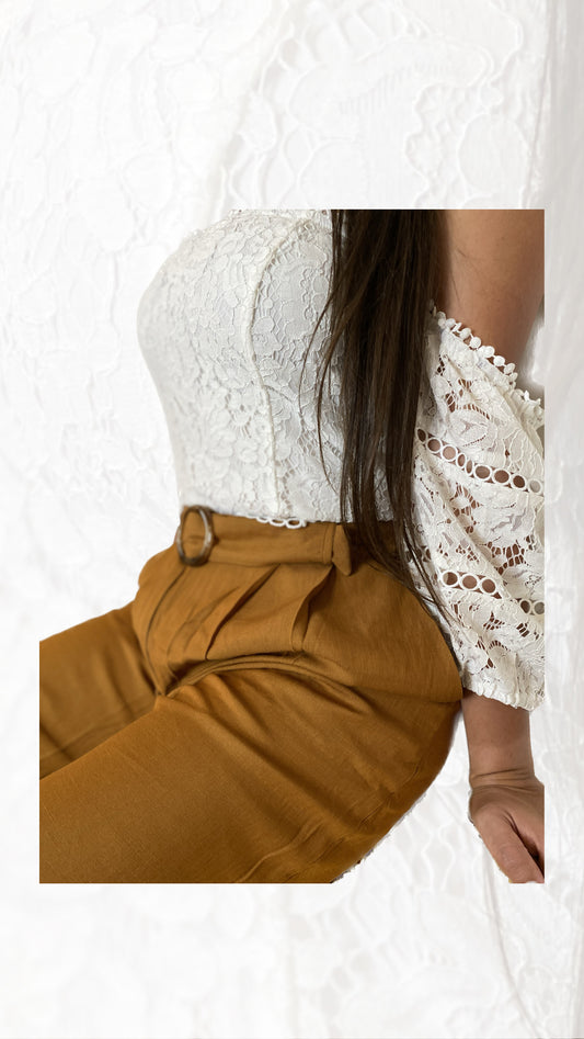 WHT Lace Top