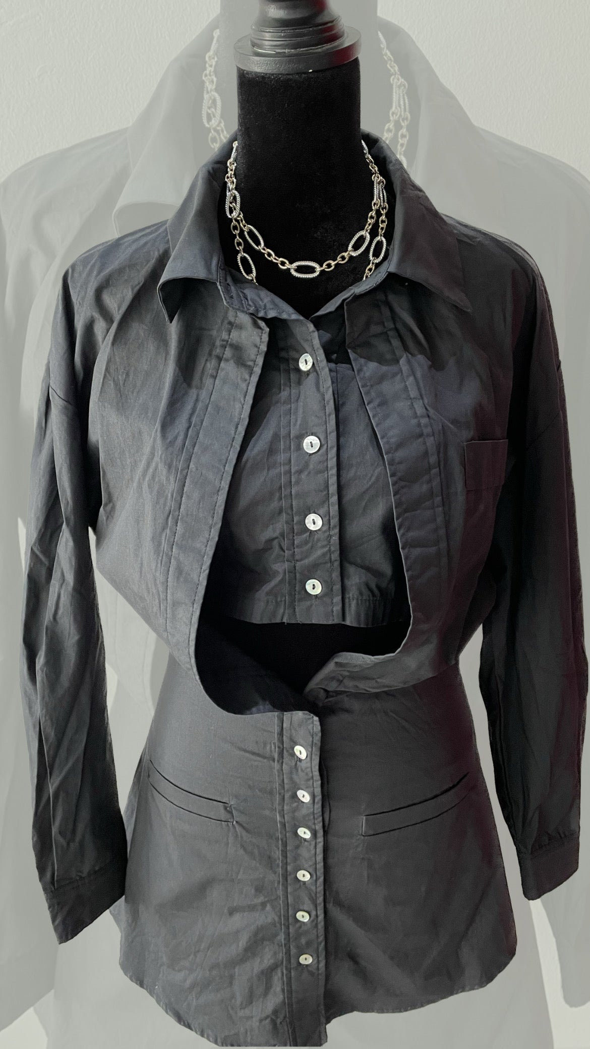 Descontructed Shirt Dress