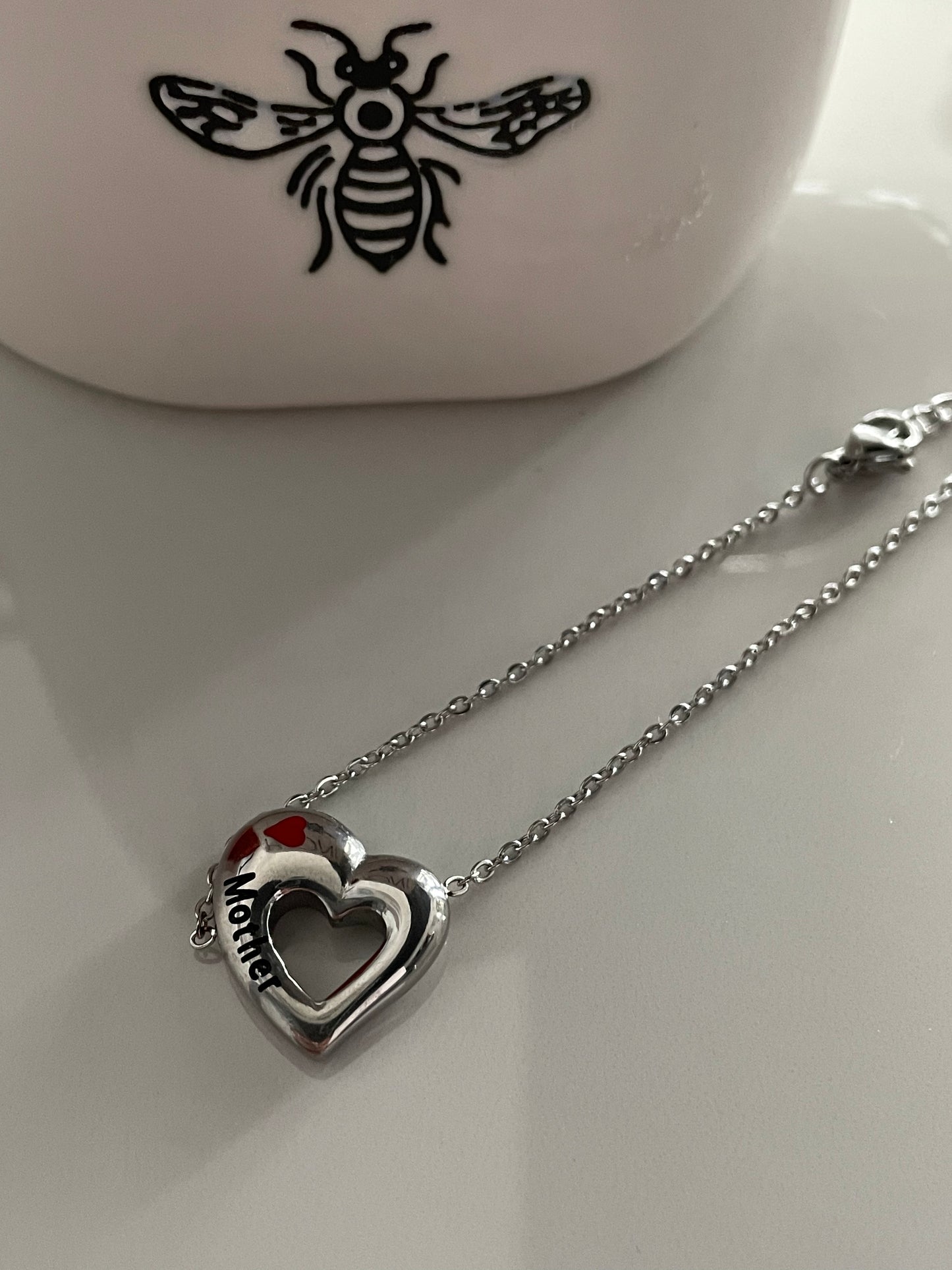 Single Heart Silver Bracelet