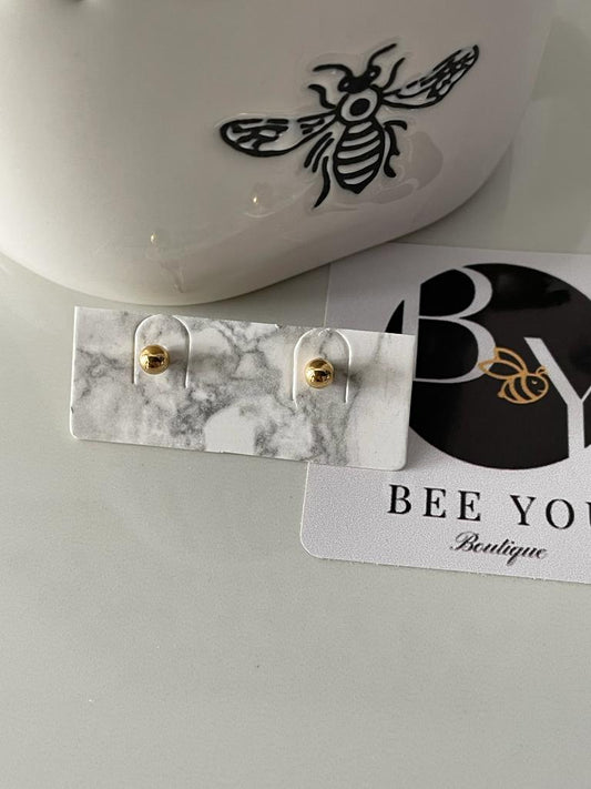 Simple Solid Kids GD Earrings