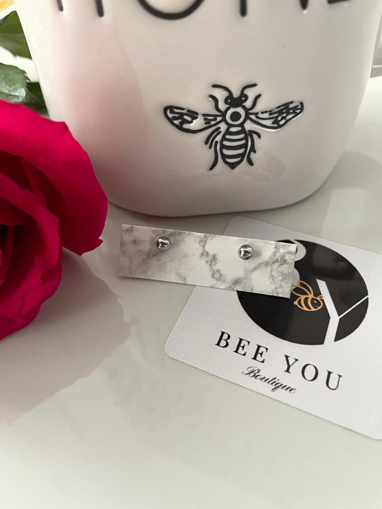 Simple Solid Kids Sil Earrings