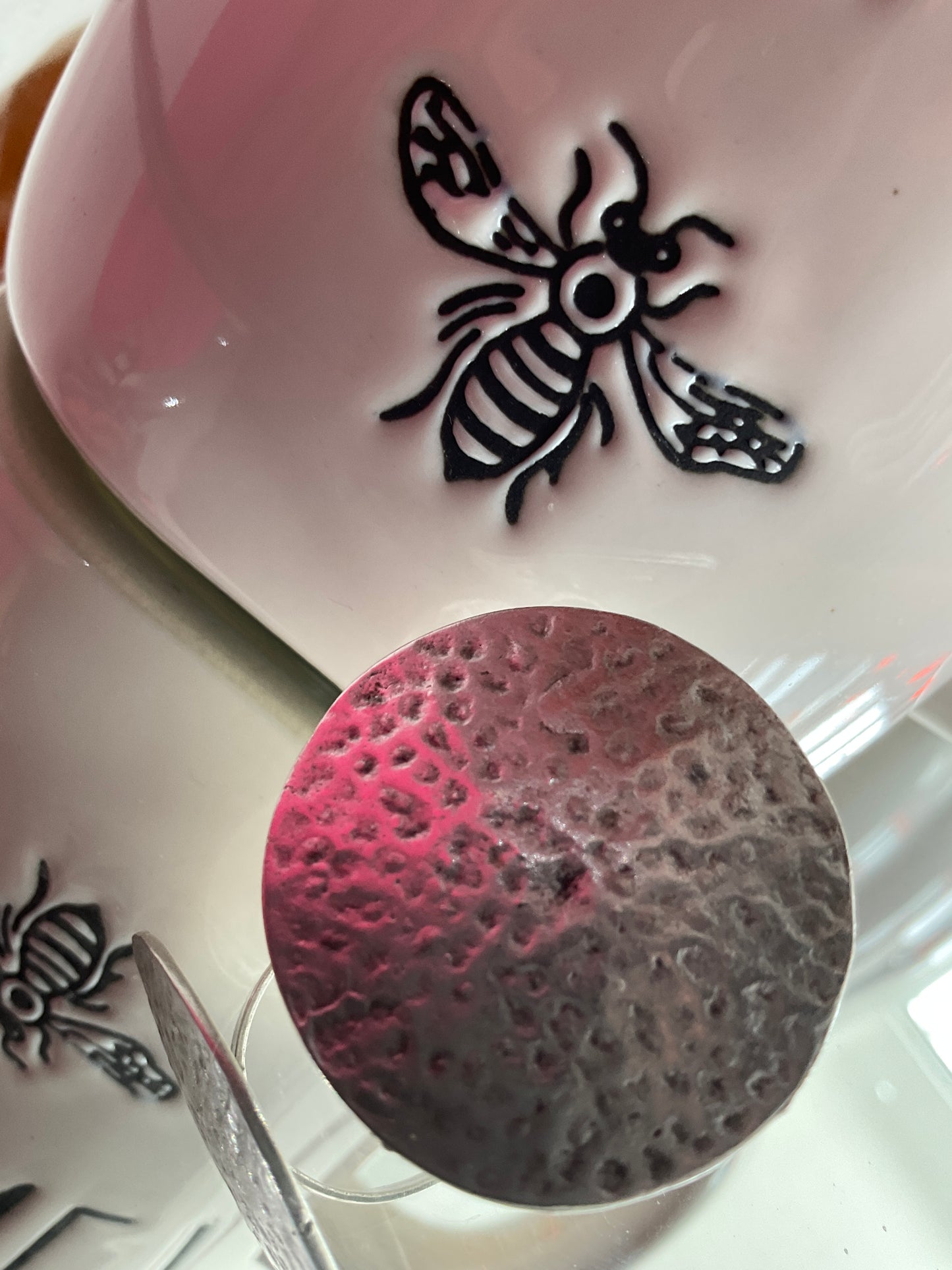 Circle Matte Silver Ring